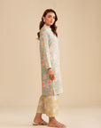 2 Piece Embroidered Lawn Suit Pret SS - 25