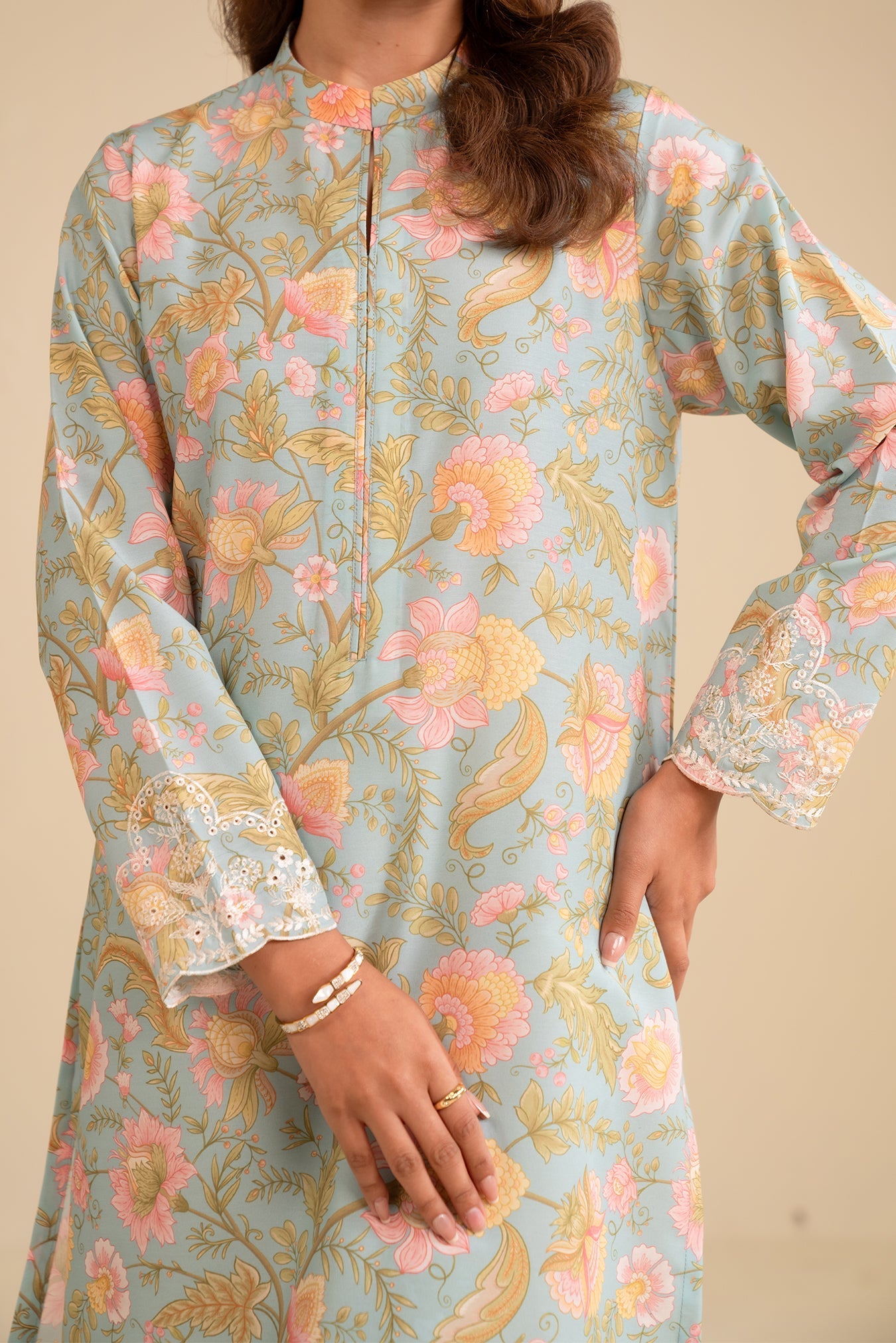 2 Piece Embroidered Lawn Suit Pret SS - 25