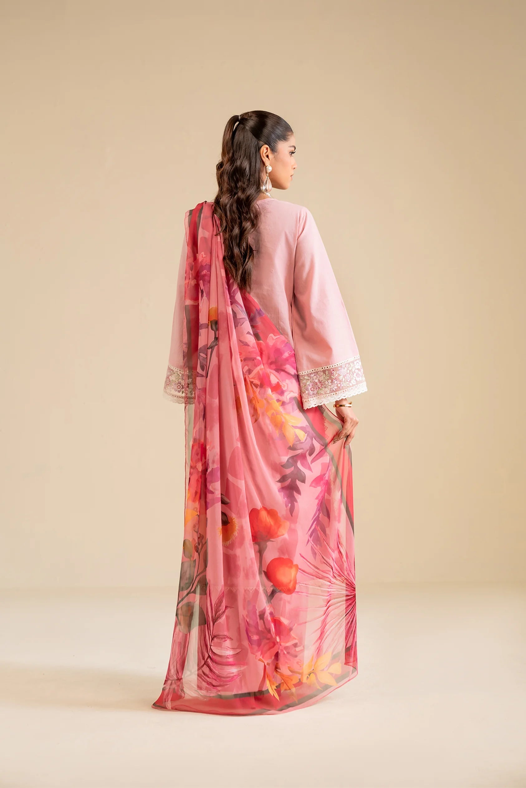 3 Piece Embroidered Lawn Suit Pret SS - 25