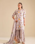3 Piece Printed Lawn Suit Pret SS - 25