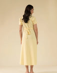1 Piece Solid Cotton Mini Dress Pret SS - 25
