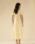 1 Piece Solid Cotton Mini Dress Pret SS - 25