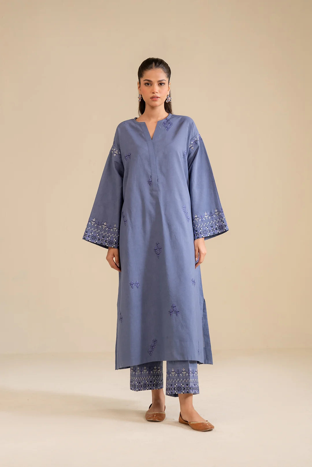 2 Piece Embroidered Lawn Suit Pret SS - 25