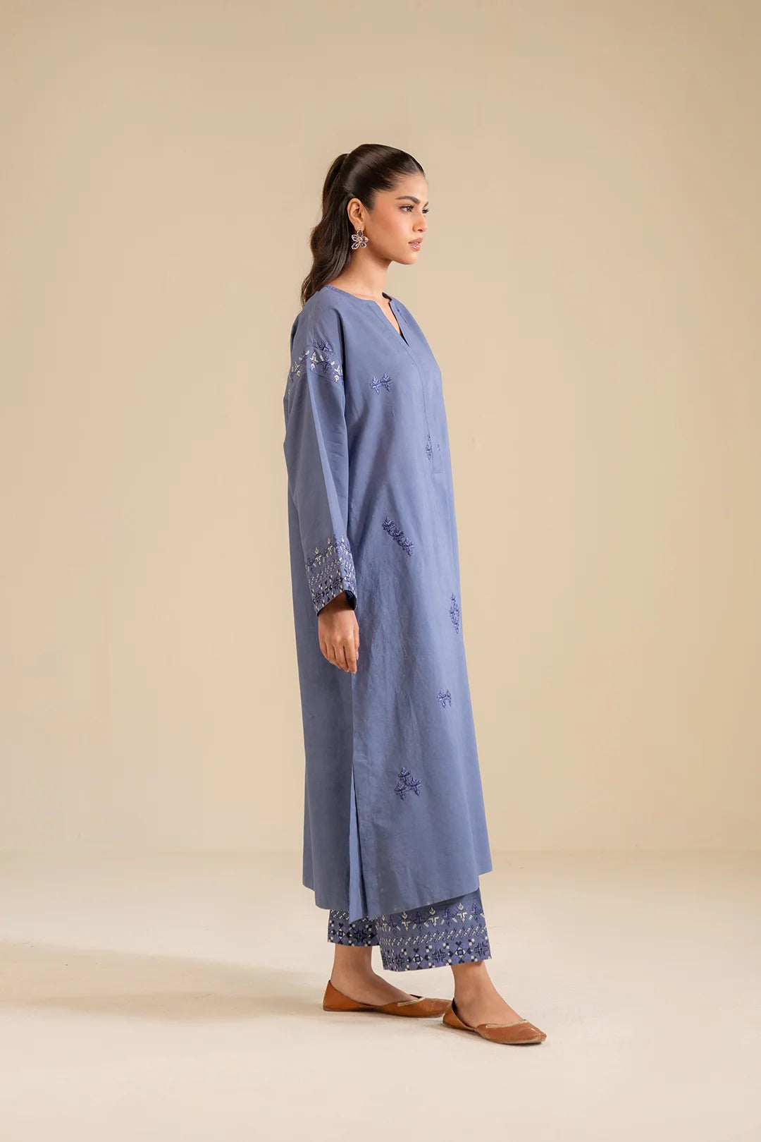 2 Piece Embroidered Lawn Suit Pret SS - 25