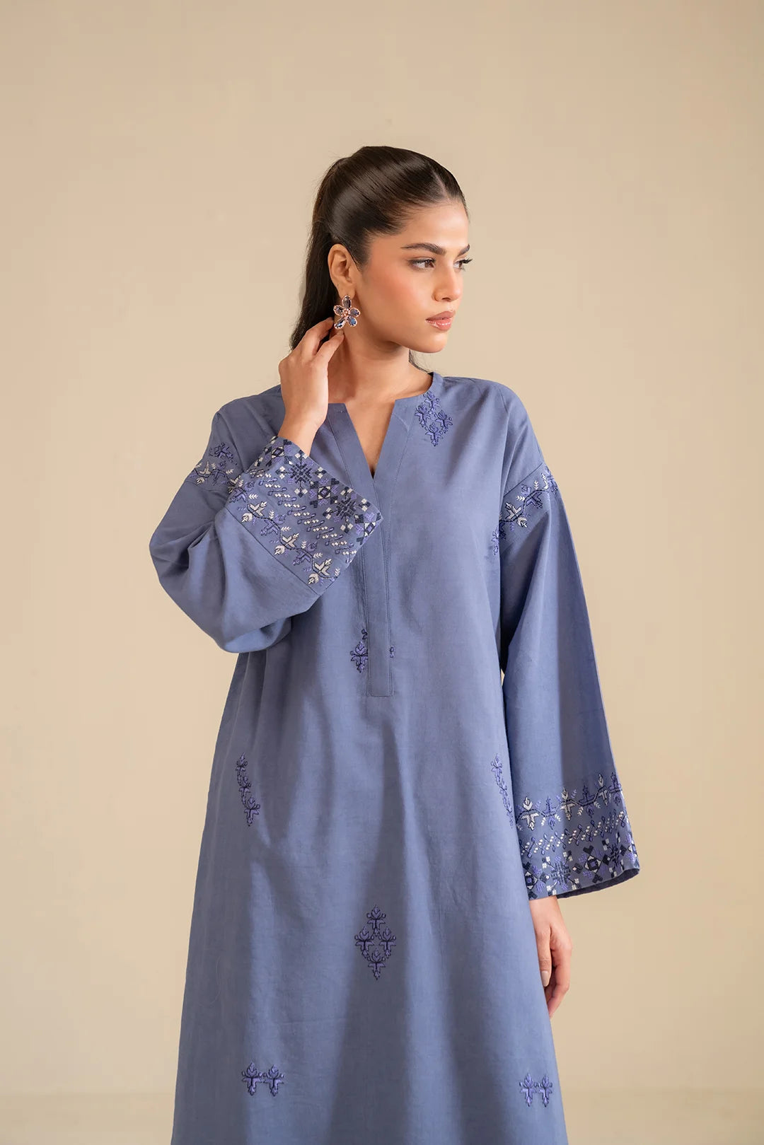 2 Piece Embroidered Lawn Suit Pret SS - 25