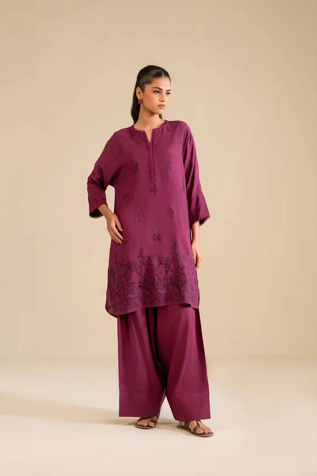 2 Piece Embroidered Lawn Suit Pret SS - 25