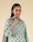 3 Piece Printed Lawn Suit Beena