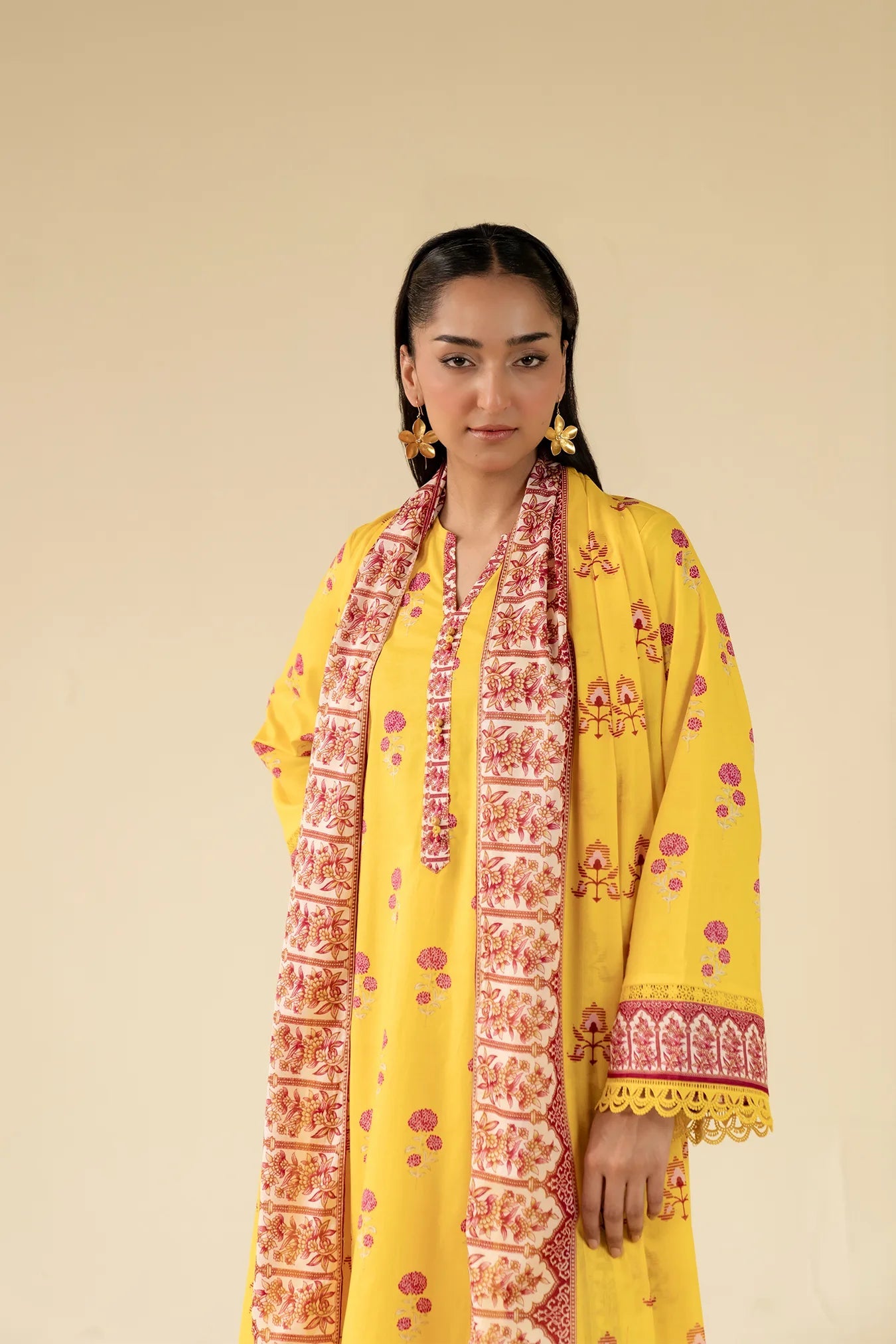 3 Piece Printed Lawn Suit Beena