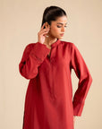 2 Piece Solid Viscose Suit Pret SS - 25