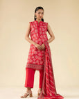 3 Piece Printed Lawn Suit Beena