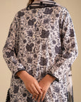 3 Piece Printed Suit Pret SS - 25