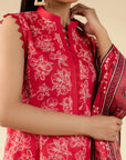 3 Piece Printed Lawn Suit Beena