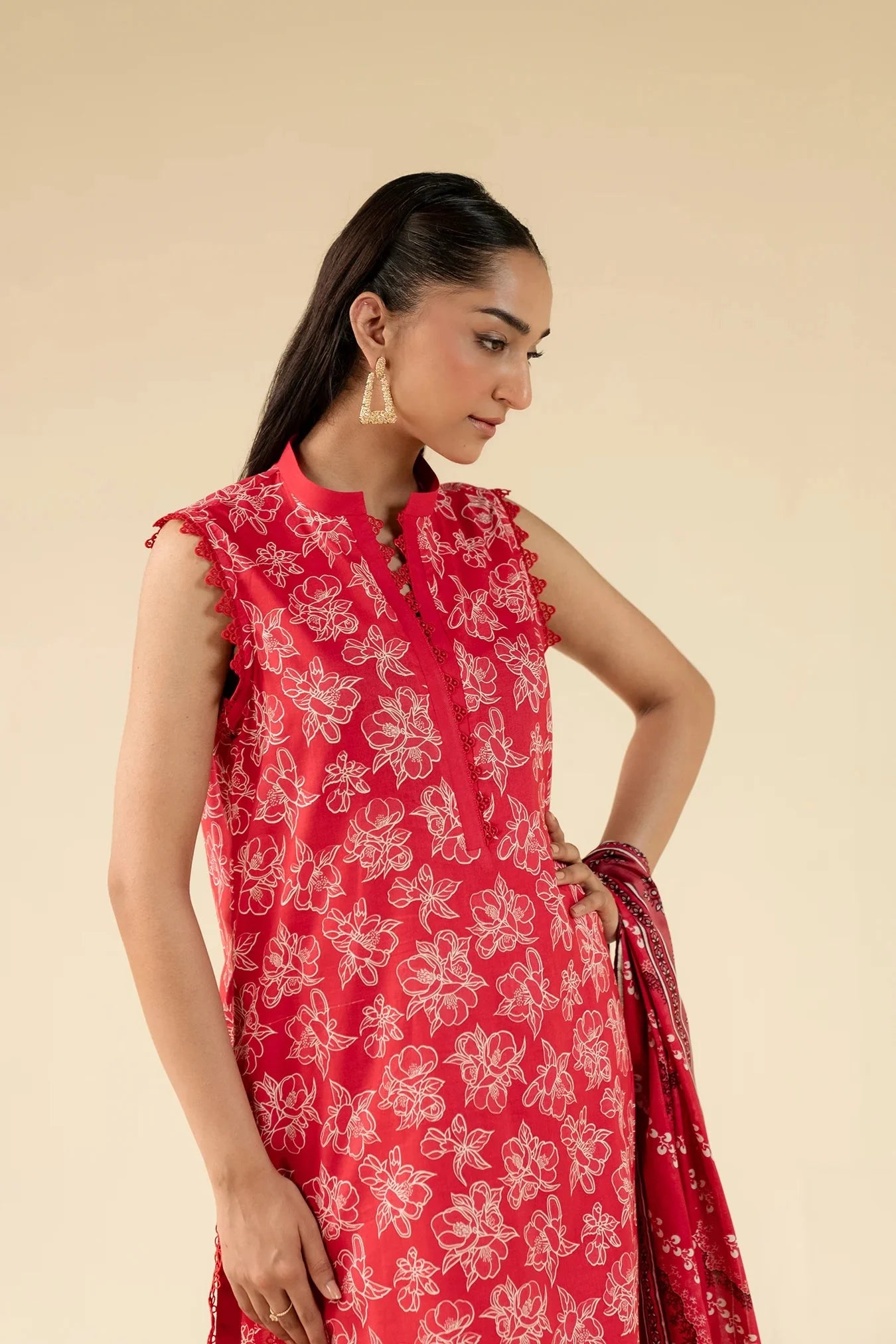 3 Piece Printed Lawn Suit Beena