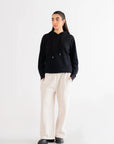 Basic Black Hoodie Loungewear - 24