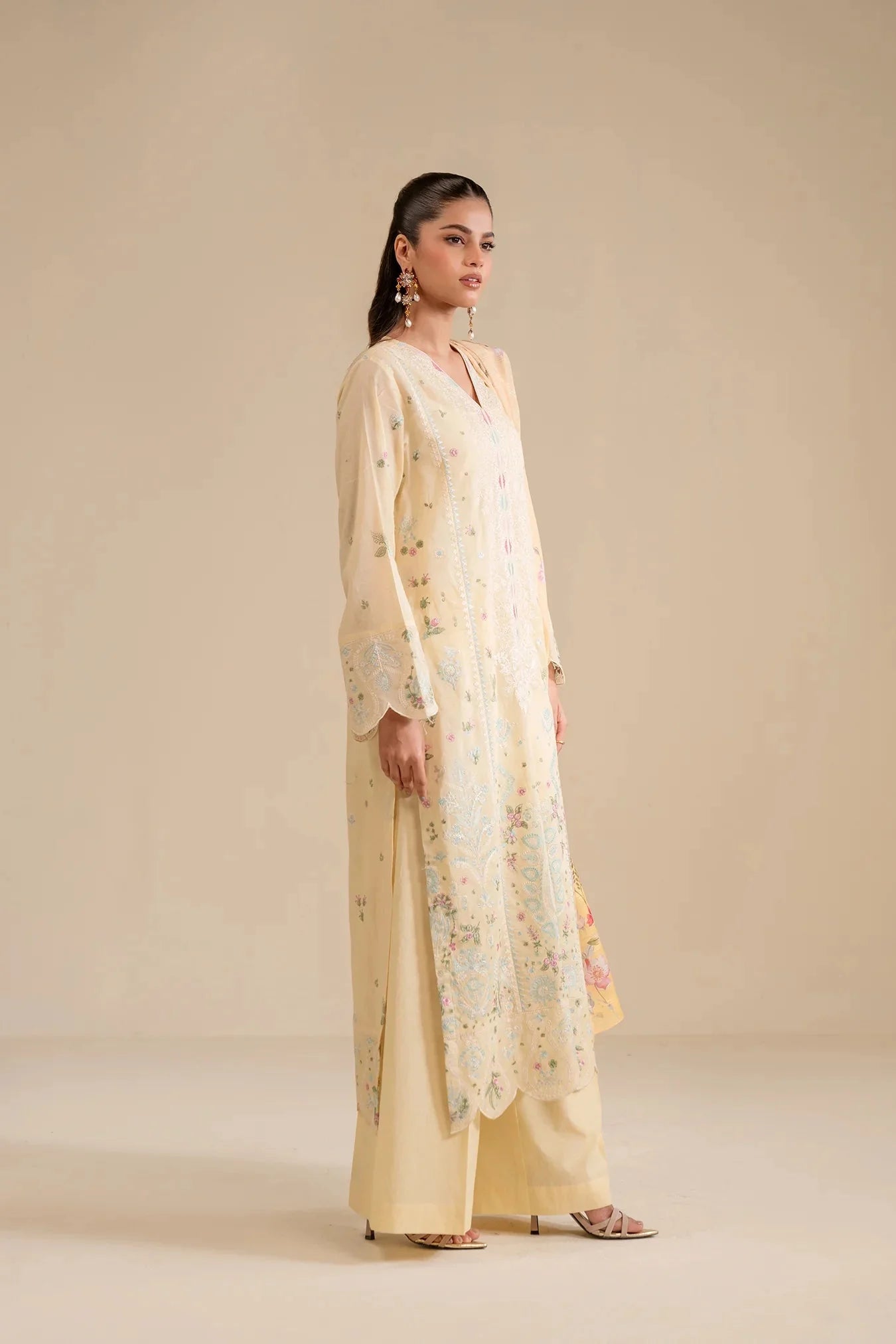 3 Piece Embroidered Lawn Suit Pret SS - 25