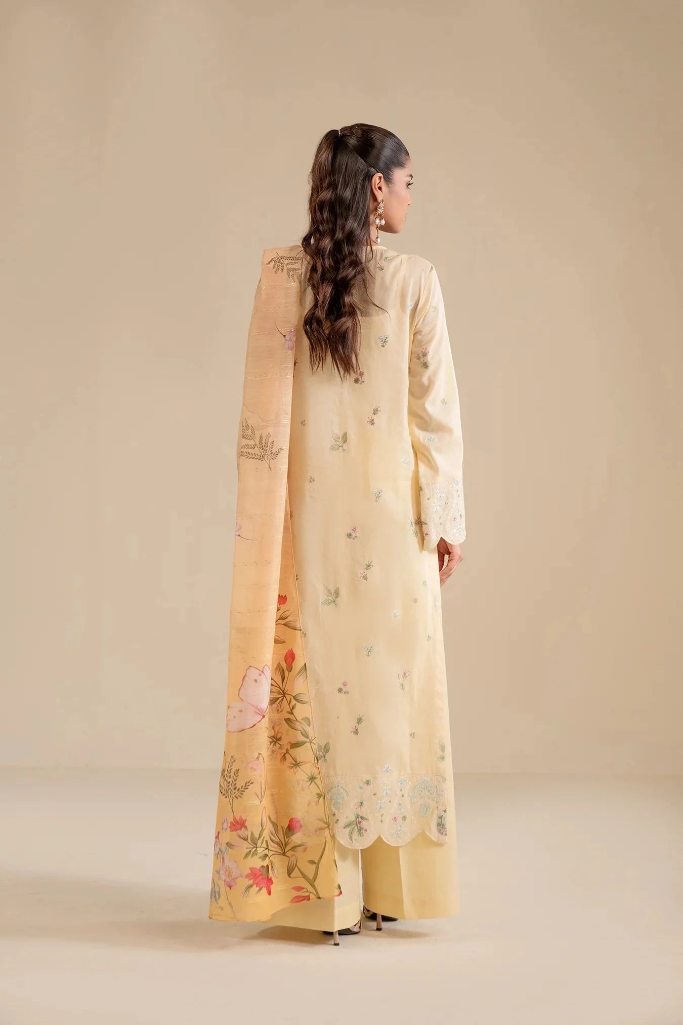 3 Piece Embroidered Lawn Suit Pret SS - 25