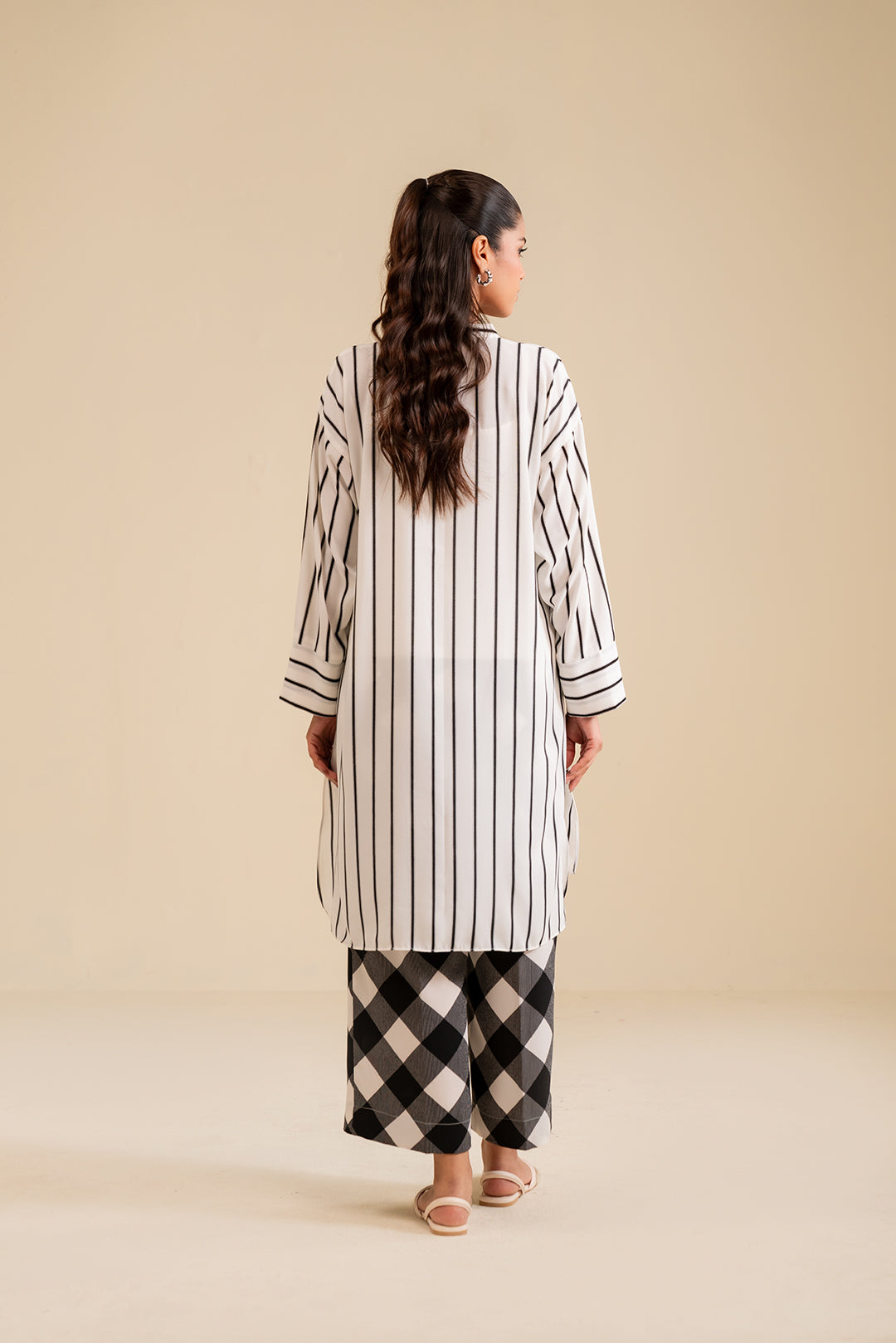 2 Piece Printed Georgette Suit Pret SS - 25