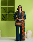 2 Piece Printed Khaddar Suit Unstitched Fall - 25