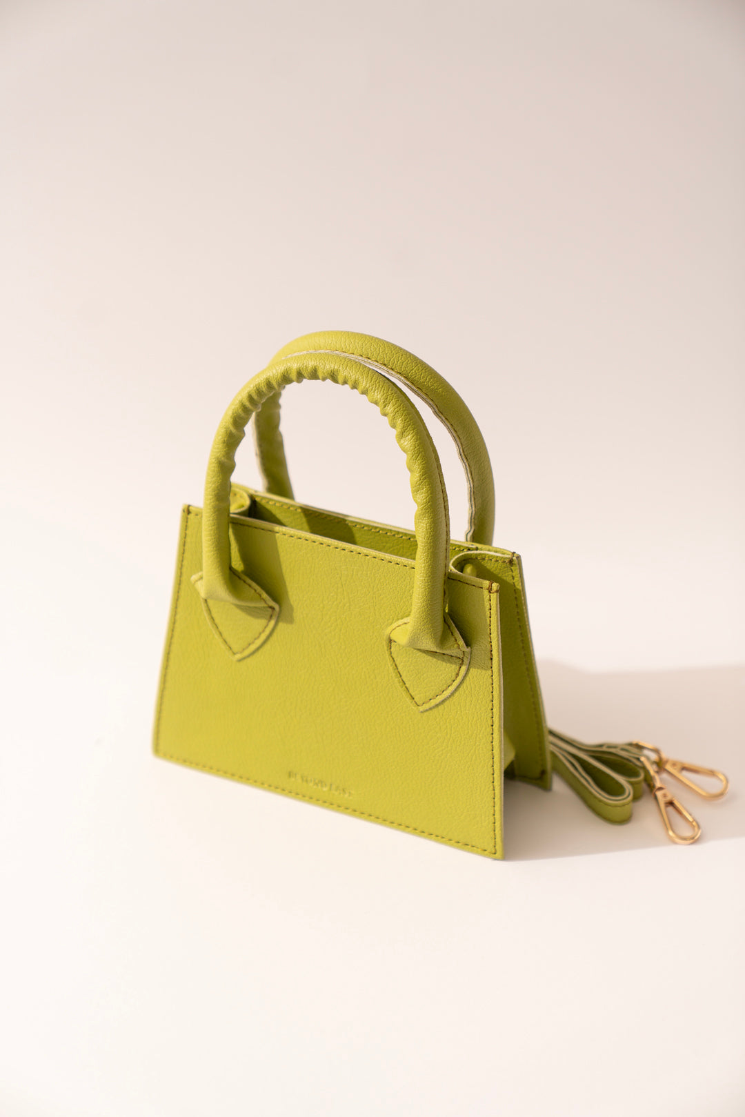 Lime Green Faux Leather Mini Handbag Beyond East Official