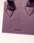 Purple Faux Leather Mini Handbag Beyond East Official