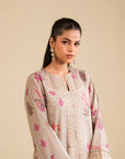 3 Piece Embroidered Lawn Suit Unstitched Summer - 25