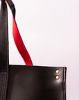 Black Faux Leather Tote Bag Beyond East Official