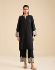 2 Piece Embroidered Cambric Suit Pret SS - 25