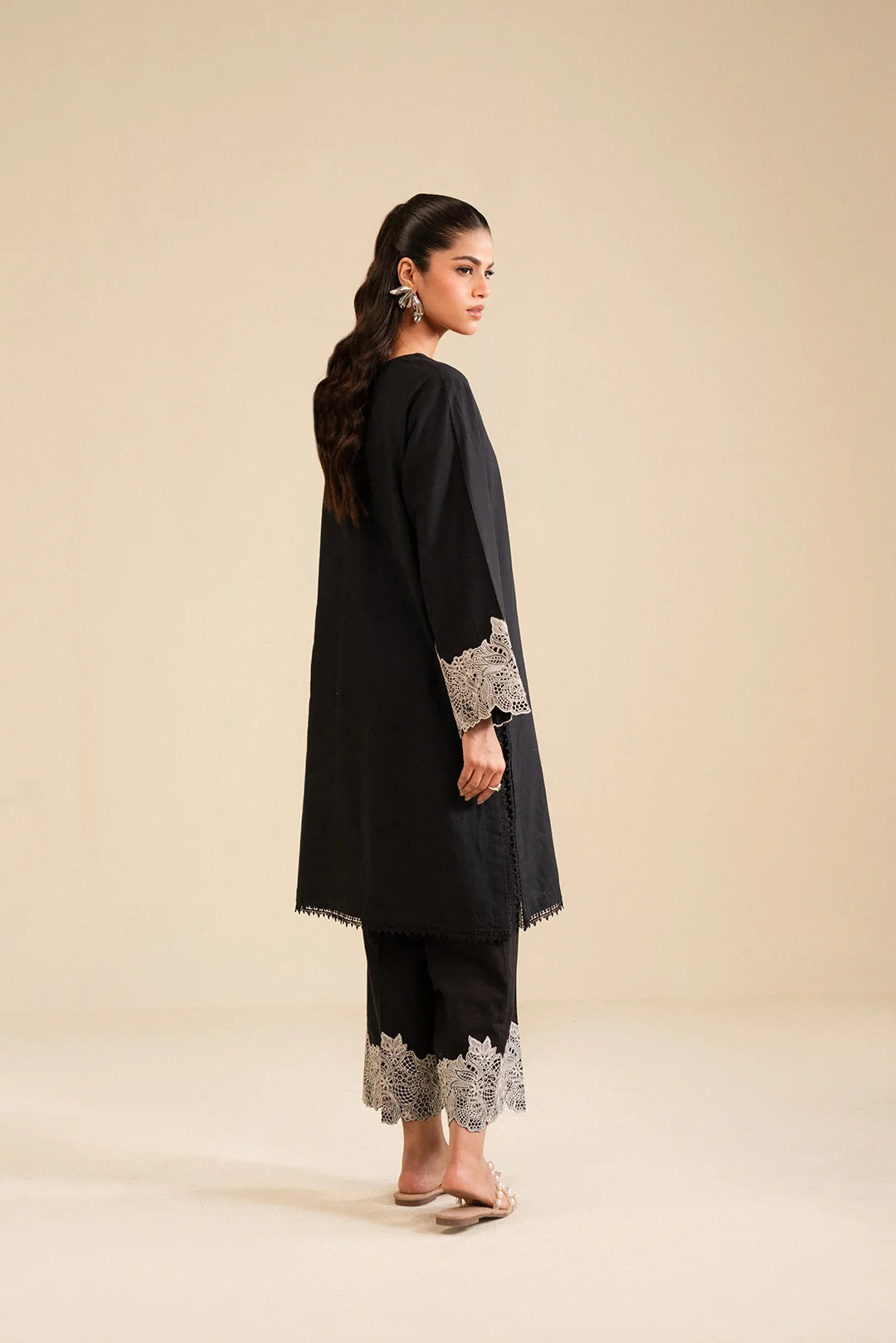 2 Piece Embroidered Cambric Suit Pret SS - 25