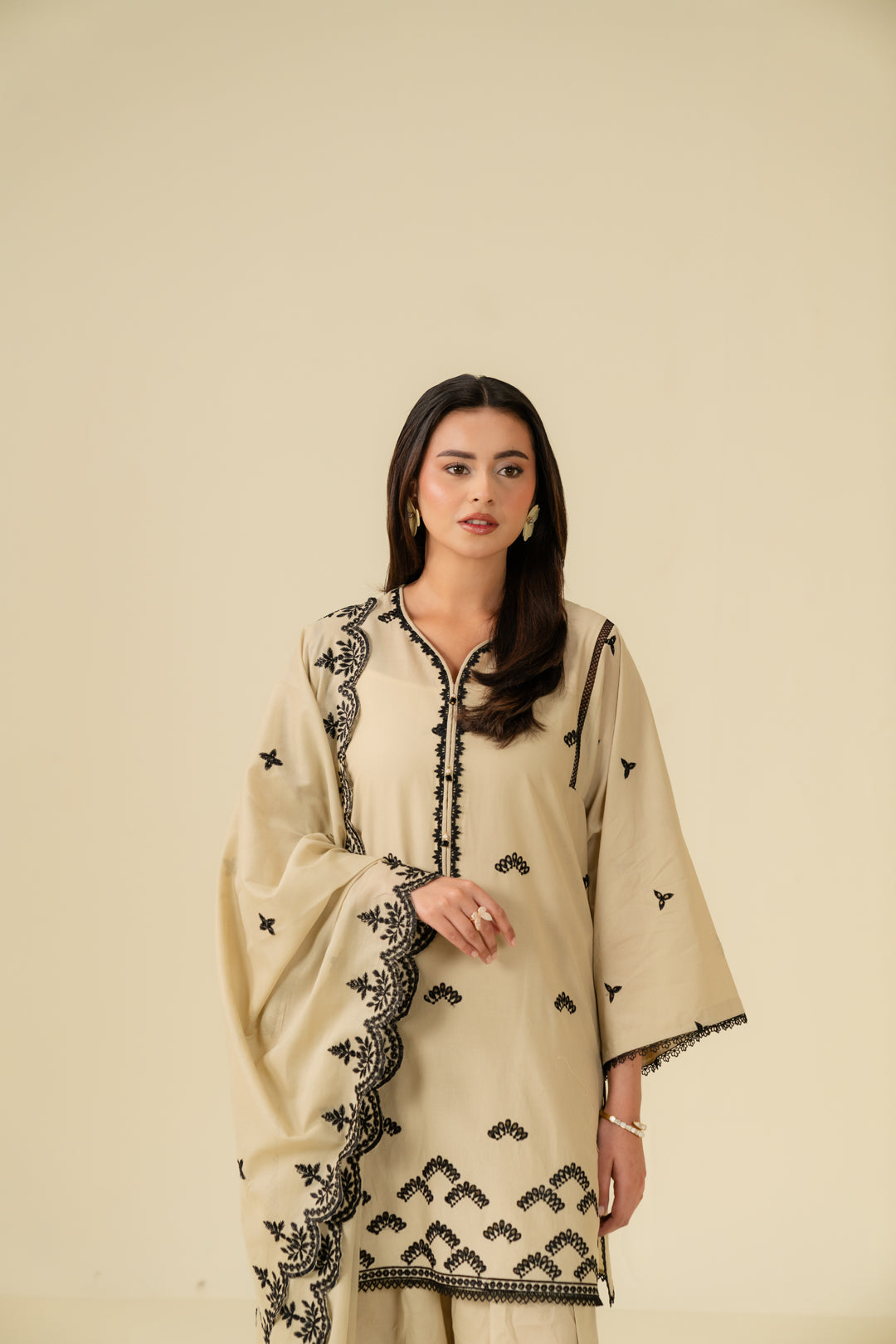 3 Piece Embroidered Lawn Suit Beena