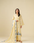 3 Piece Embroidered Lawn Suit Beena