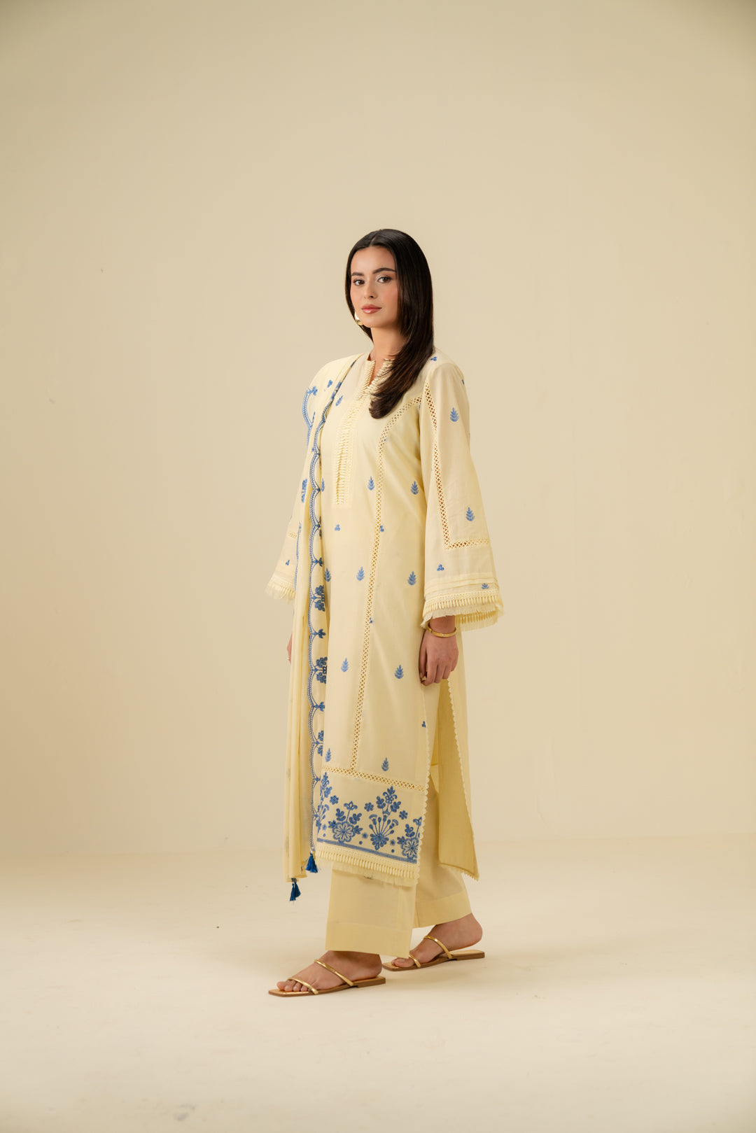 3 Piece Embroidered Lawn Suit Beena