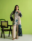 3 Piece Printed Khaddar Suit