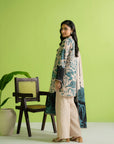 3 Piece Printed Khaddar Suit