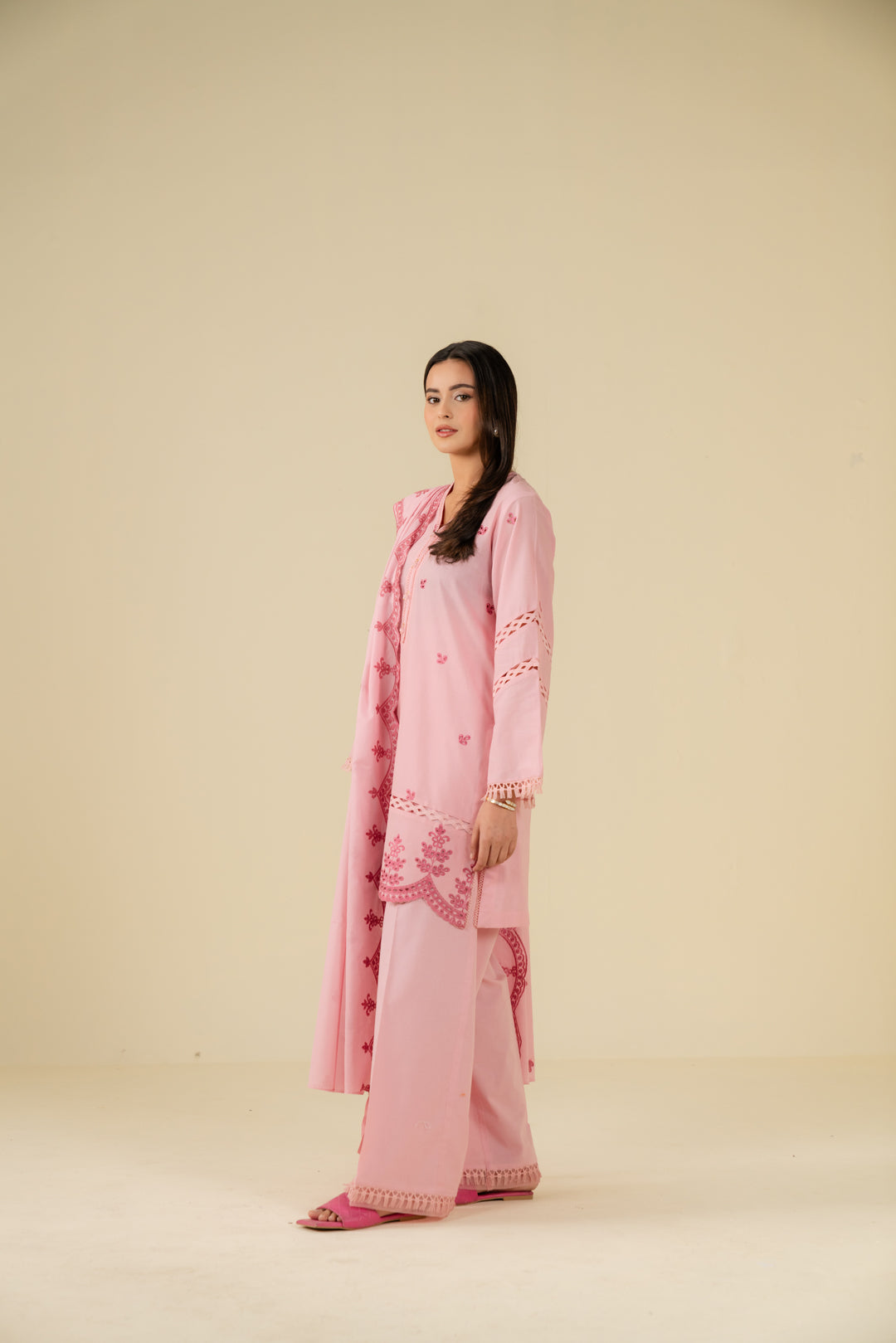 3 Piece Embroidered Lawn Suit Beena