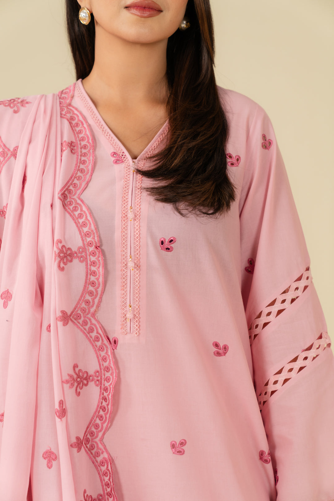 3 Piece Embroidered Lawn Suit Beena