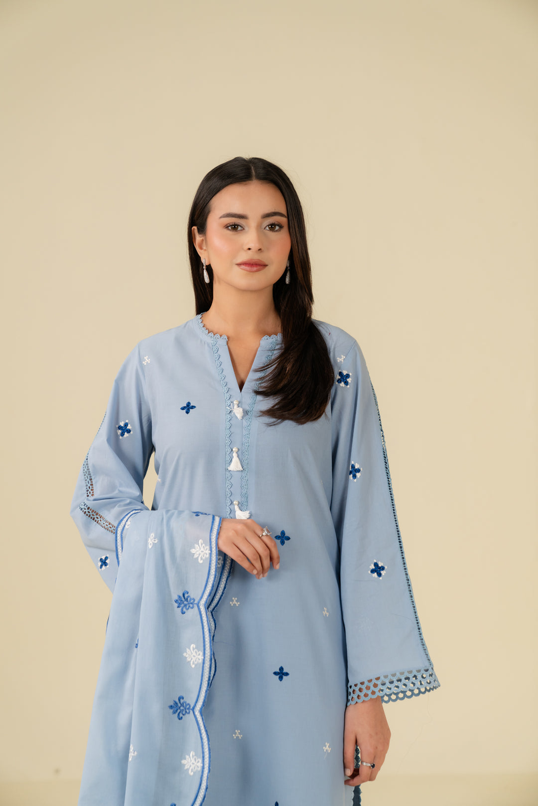 3 Piece Embroidered Lawn Suit Beena