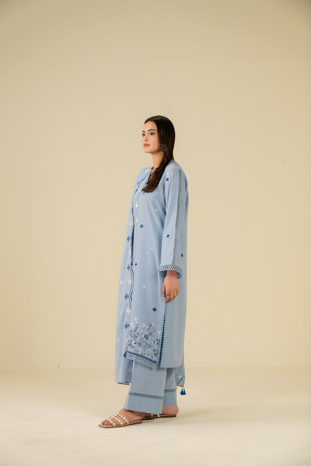 3 Piece Embroidered Lawn Suit Beena