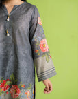 2 Piece Printed Khaddar Suit