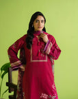3 Piece Printed Khaddar Suit