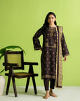 2 Piece Printed Khaddar Suit Unstitched Fall - 25