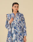 3 Piece Printed Suit Pret SS - 25