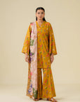 3 Piece Printed Lawn Suit Pret SS - 25
