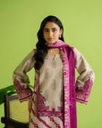 2 Piece Printed Khaddar Suit