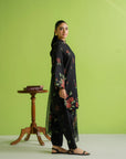 3 Piece Printed Khaddar Suit