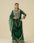 3 Piece Embroidered Badla Suit Pret SS - 25