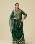 3 Piece Embroidered Badla Suit Pret SS - 25