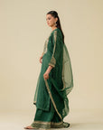3 Piece Embroidered Badla Suit Pret SS - 25