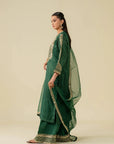 3 Piece Embroidered Badla Suit Pret SS - 25