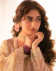 3 Piece Embroidered Organza Suit Pret SS - 25