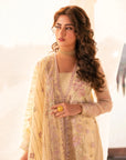 3 Piece Embroidered Organza Suit Pret SS - 25